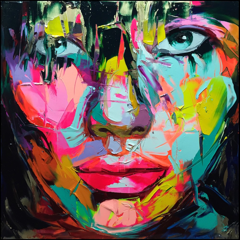 Francoise Nielly Portrait Palette Painting Expression Face015